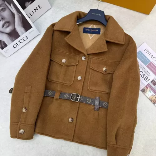 Replica Louis Vuitton LV Coat Long Sleeved For Women #1376620 $409.92 USD for Wholesale