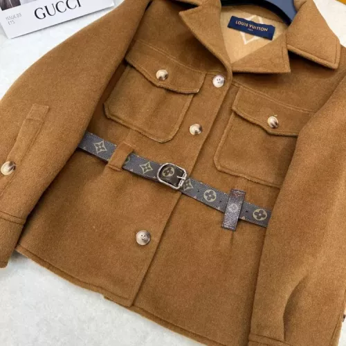 Replica Louis Vuitton LV Coat Long Sleeved For Women #1376620 $409.92 USD for Wholesale