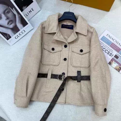 Wholesale Louis Vuitton LV Coat Long Sleeved For Women #1376621 $409.92 USD, Wholesale Quality Replica Louis Vuitton LV Coat