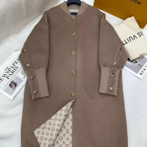 Wholesale Louis Vuitton LV Coat Long Sleeved For Women #1376626 $409.92 USD, Wholesale Quality Replica Louis Vuitton LV Coat