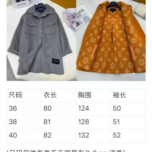 Replica Louis Vuitton LV Coat Long Sleeved For Women #1376640 $416.53 USD for Wholesale