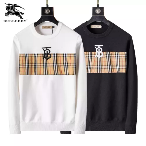 Replica Burberry Fashion Sweaters Long Sleeved For Men #1376654 $45.00 USD for Wholesale