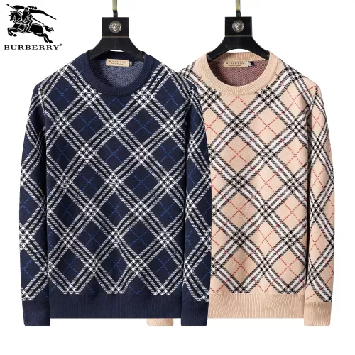 Replica Burberry Fashion Sweaters Long Sleeved For Men #1376660 $45.00 USD for Wholesale
