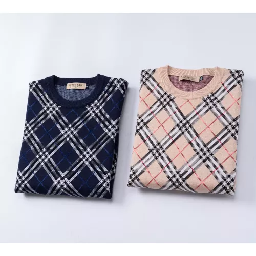 Replica Burberry Fashion Sweaters Long Sleeved For Men #1376660 $45.00 USD for Wholesale