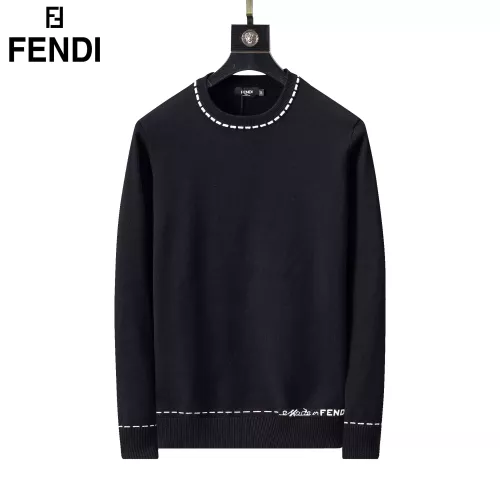 Wholesale Fendi Sweaters Long Sleeved For Men #1376673 $45.00 USD, Wholesale Quality Replica Fendi Sweaters