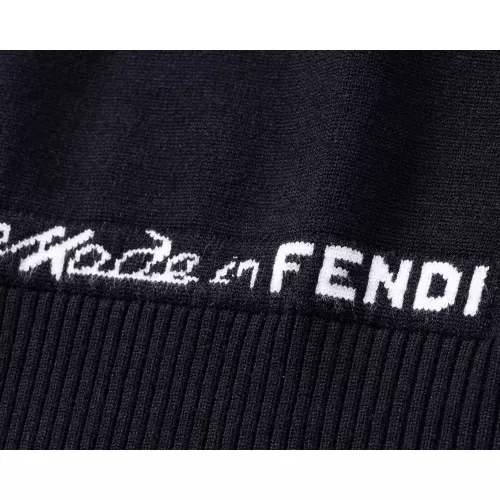 Replica Fendi Sweaters Long Sleeved For Men #1376673 $45.00 USD for Wholesale