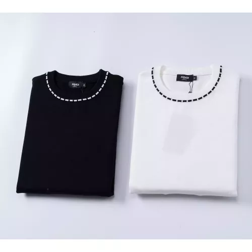 Replica Fendi Sweaters Long Sleeved For Men #1376673 $45.00 USD for Wholesale