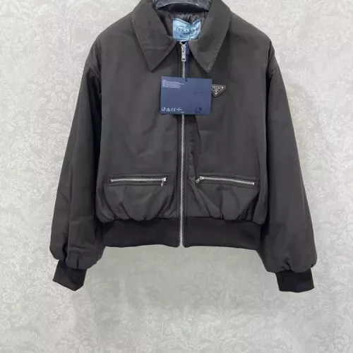Wholesale Prada Jackets Long Sleeved For Women #1376703 $105.00 USD, Wholesale Quality Replica Prada Jackets