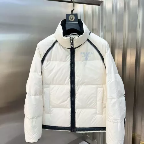 Wholesale Prada Down Feather Coat Long Sleeved For Men #1376736 $135.00 USD, Wholesale Quality Replica Prada Down Feather Coat