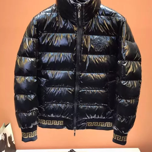 Wholesale Versace Down Feather Coat Long Sleeved For Men #1376751 $135.00 USD, Wholesale Quality Replica Versace Down Feather Coat