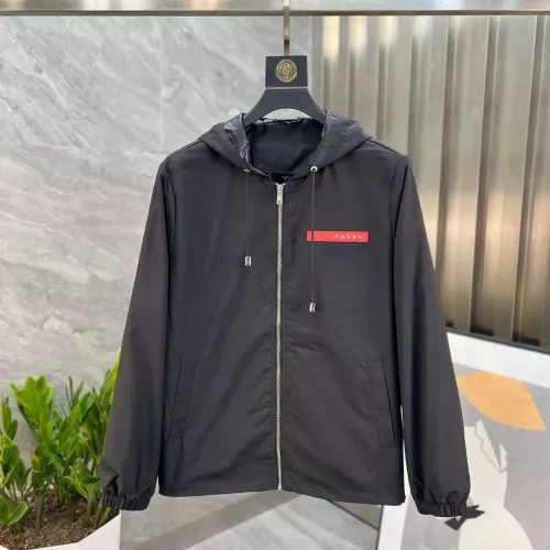 Wholesale Prada Jackets Long Sleeved For Men #1376756 $82.00 USD, Wholesale Quality Replica Prada Jackets