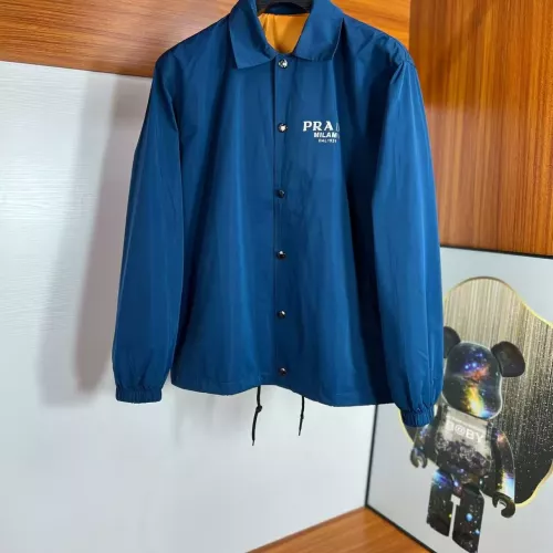 Wholesale Prada Jackets Long Sleeved For Men #1376763 $80.00 USD, Wholesale Quality Replica Prada Jackets