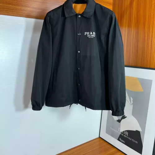 Wholesale Prada Jackets Long Sleeved For Men #1376764 $80.00 USD, Wholesale Quality Replica Prada Jackets