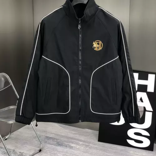 Wholesale Hermes Jackets Long Sleeved For Men #1376779 $80.00 USD, Wholesale Quality Replica Hermes Jackets