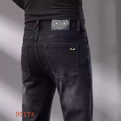 Replica Fendi Jeans For Men #1376796 $48.00 USD for Wholesale
