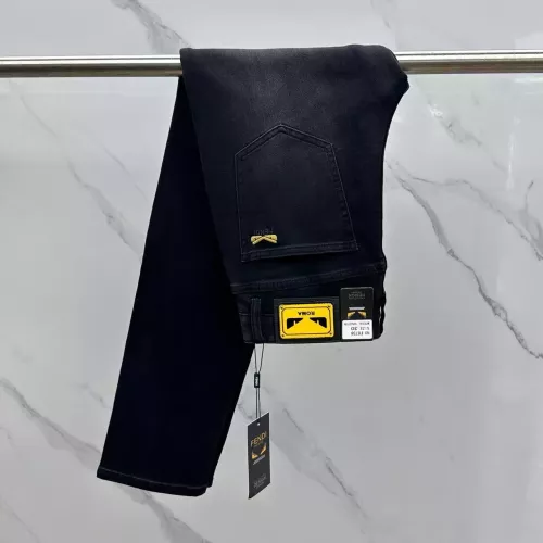 Replica Fendi Jeans For Men #1376809 $48.00 USD for Wholesale