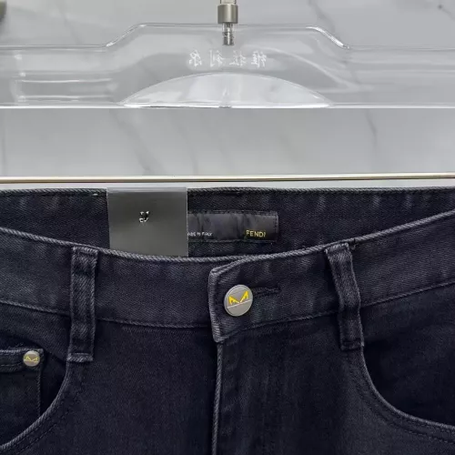 Replica Fendi Jeans For Men #1376809 $48.00 USD for Wholesale