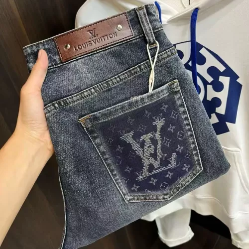 Wholesale Louis Vuitton LV Jeans For Men #1376813 $48.00 USD, Wholesale Quality Replica Louis Vuitton LV Jeans