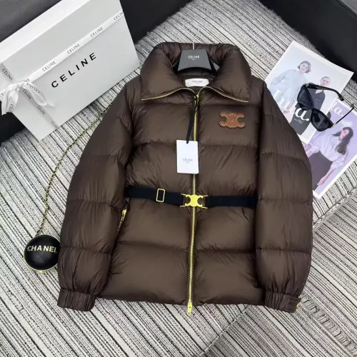 Wholesale Celine Down Feather Coat Long Sleeved For Women #1376857 $128.00 USD, Wholesale Quality Replica Celine Down Feather Coat