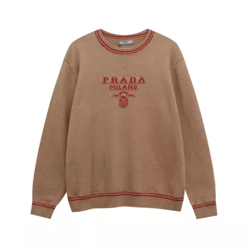 Wholesale Prada Sweaters Long Sleeved For Unisex #1377050 $68.00 USD, Wholesale Quality Replica Prada Sweaters
