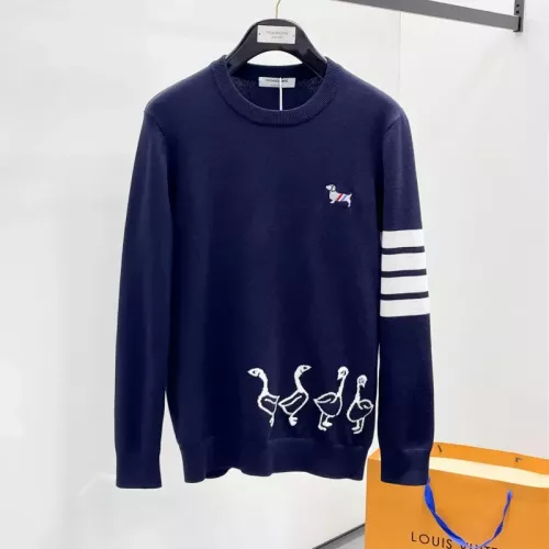 Wholesale Thom Browne TB Sweaters Long Sleeved For Unisex #1377055 $85.00 USD, Wholesale Quality Replica Thom Browne TB Sweaters