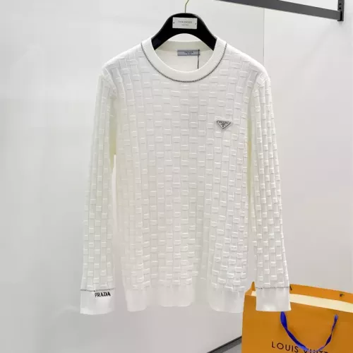 Wholesale Prada Sweaters Long Sleeved For Unisex #1377112 $85.00 USD, Wholesale Quality Replica Prada Sweaters
