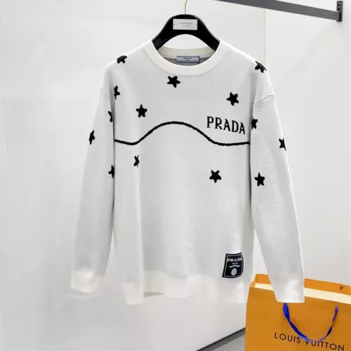 Wholesale Prada Sweaters Long Sleeved For Unisex #1377116 $85.00 USD, Wholesale Quality Replica Prada Sweaters