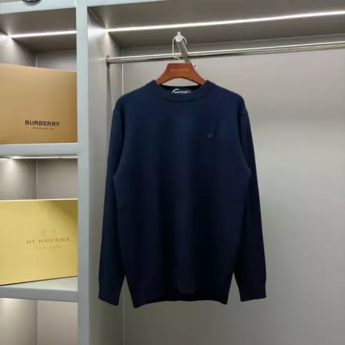 Wholesale Armani Sweaters Long Sleeved For Men #1377164 $60.00 USD, Wholesale Quality Replica Armani Sweaters