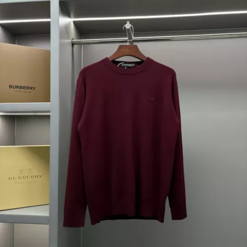 Wholesale Armani Sweaters Long Sleeved For Men #1377166 $60.00 USD, Wholesale Quality Replica Armani Sweaters