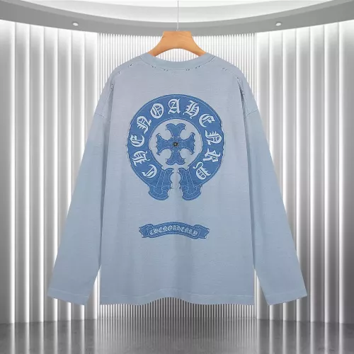Wholesale Chrome Hearts T-Shirts Long Sleeved For Unisex #1377210 $64.00 USD, Wholesale Quality Replica Chrome Hearts T-Shirts