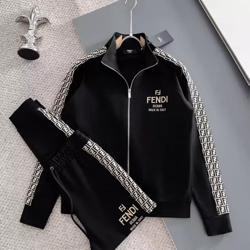 Wholesale Fendi Tracksuits Long Sleeved For Men #1377263 $96.00 USD, Wholesale Quality Replica Fendi Tracksuits