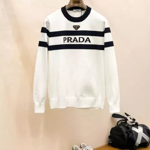 Wholesale Prada Sweaters Long Sleeved For Men #1377321 $92.00 USD, Wholesale Quality Replica Prada Sweaters