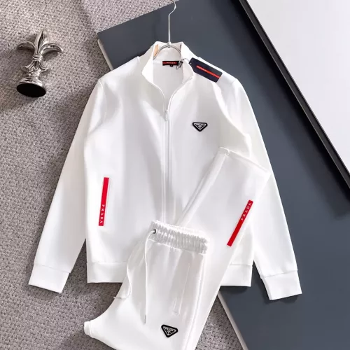 Wholesale Prada Tracksuits Long Sleeved For Men #1377378 $96.00 USD, Wholesale Quality Replica Prada Tracksuits