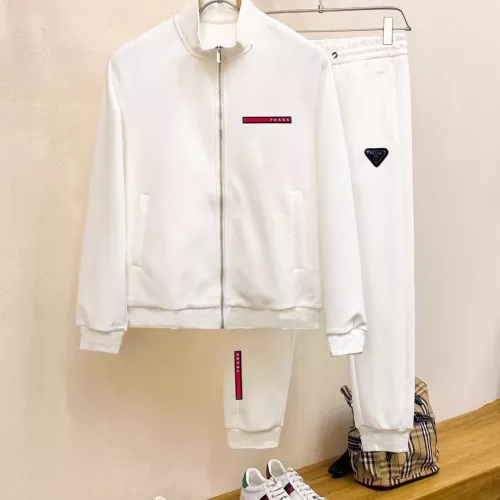 Wholesale Prada Tracksuits Long Sleeved For Men #1377381 $96.00 USD, Wholesale Quality Replica Prada Tracksuits