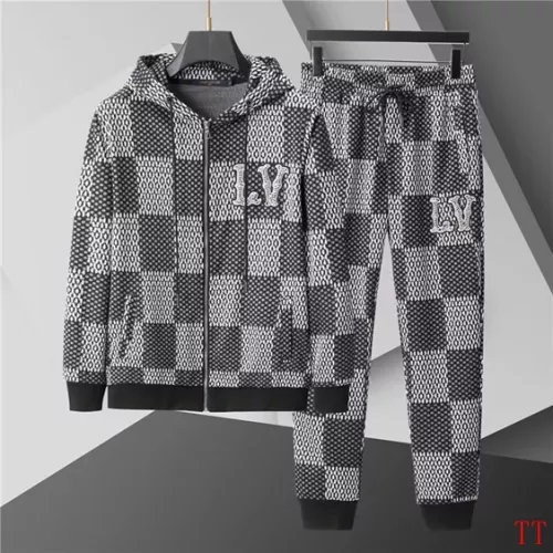 Wholesale Louis Vuitton LV Tracksuits Long Sleeved For Men #1377403 $92.00 USD, Wholesale Quality Replica Louis Vuitton LV Tracksuits