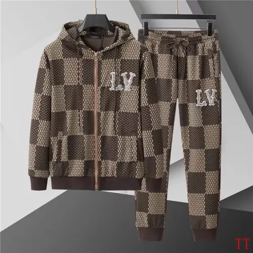 Wholesale Louis Vuitton LV Tracksuits Long Sleeved For Men #1377404 $92.00 USD, Wholesale Quality Replica Louis Vuitton LV Tracksuits