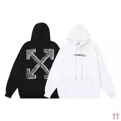 Replica Off-White Hoodies Long Sleeved For Unisex #1377442 $52.00 USD for Wholesale