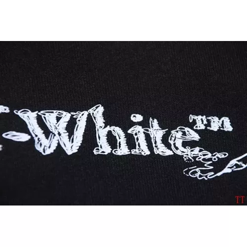 Replica Off-White Hoodies Long Sleeved For Unisex #1377443 $52.00 USD for Wholesale
