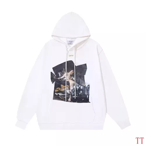 Wholesale Off-White Hoodies Long Sleeved For Unisex #1377450 $52.00 USD, Wholesale Quality Replica Off-White Hoodies