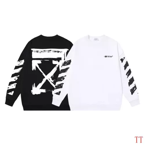 Replica Off-White Hoodies Long Sleeved For Unisex #1377456 $45.00 USD for Wholesale