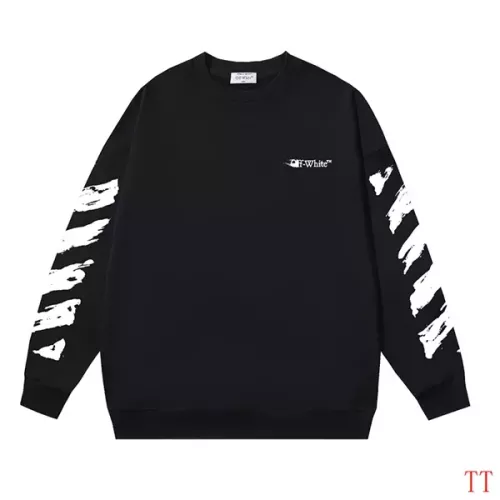 Replica Off-White Hoodies Long Sleeved For Unisex #1377457 $45.00 USD for Wholesale