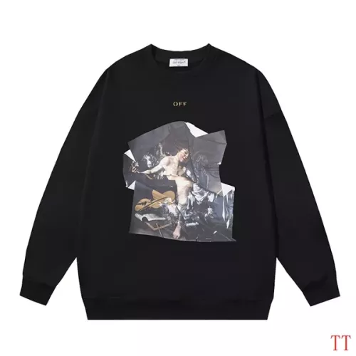 Wholesale Off-White Hoodies Long Sleeved For Unisex #1377461 $45.00 USD, Wholesale Quality Replica Off-White Hoodies