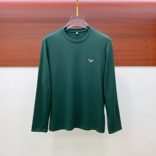 Wholesale Armani T-Shirts Long Sleeved For Men #1377465 $72.00 USD, Wholesale Quality Replica Armani T-Shirts