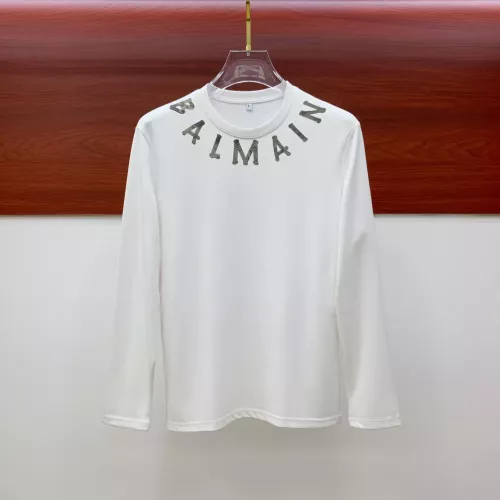 Wholesale Balmain T-Shirts Long Sleeved For Men #1377477 $72.00 USD, Wholesale Quality Replica Balmain T-Shirts