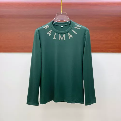 Wholesale Balmain T-Shirts Long Sleeved For Men #1377478 $72.00 USD, Wholesale Quality Replica Balmain T-Shirts