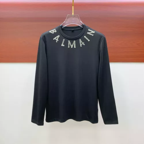 Wholesale Balmain T-Shirts Long Sleeved For Men #1377479 $72.00 USD, Wholesale Quality Replica Balmain T-Shirts