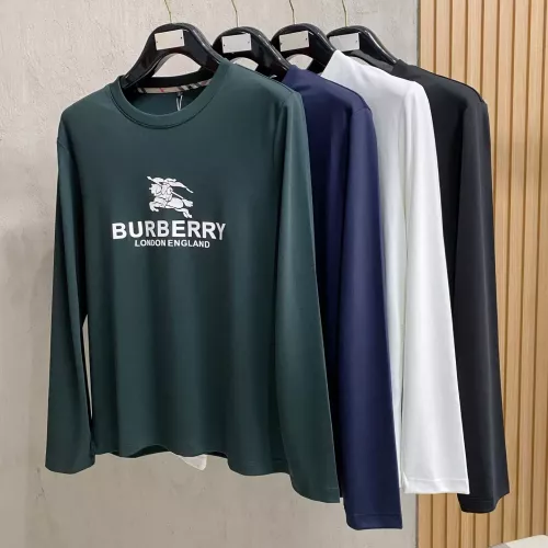 Replica Burberry T-Shirts Long Sleeved For Men #1377481 $76.00 USD for Wholesale