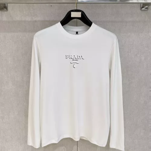 Wholesale Prada T-Shirts Long Sleeved For Men #1377485 $76.00 USD, Wholesale Quality Replica Prada T-Shirts