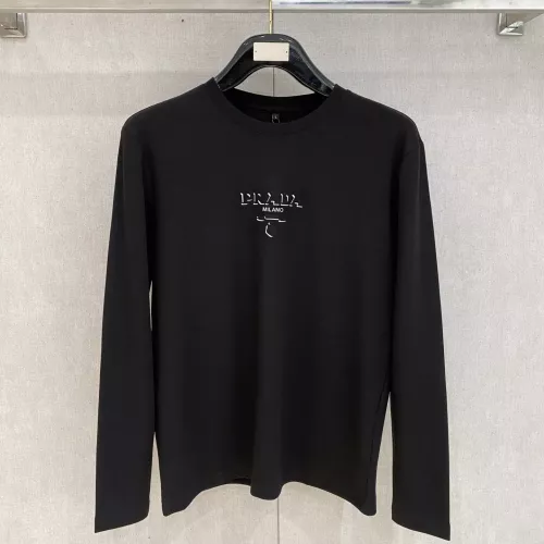 Wholesale Prada T-Shirts Long Sleeved For Men #1377487 $76.00 USD, Wholesale Quality Replica Prada T-Shirts