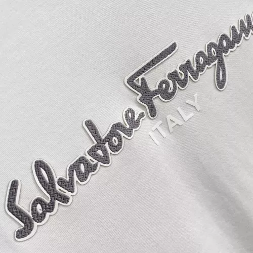 Replica Salvatore Ferragamo T-Shirts Long Sleeved For Men #1377492 $76.00 USD for Wholesale